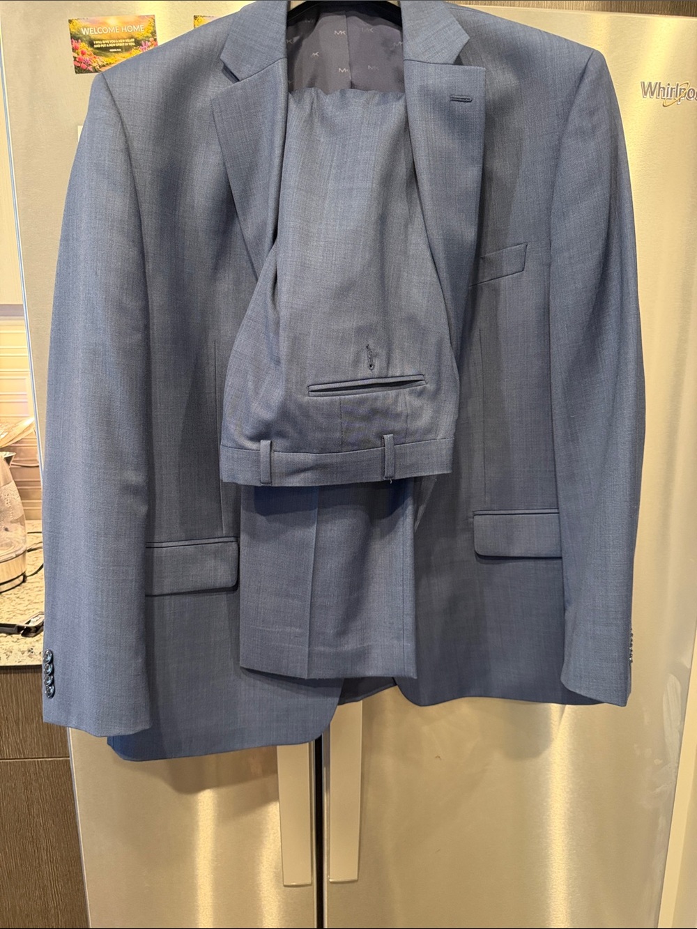 Michael Kors Light Blue Two-Piece Men's Suit